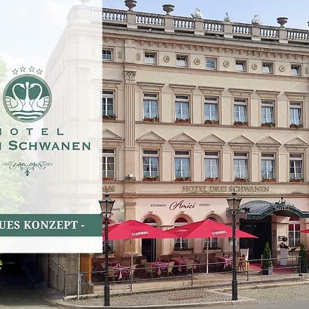 Hotel Drei Schwanen - Ristorante Due Fratelli Hohenstein-Ernstthal Exterior photo